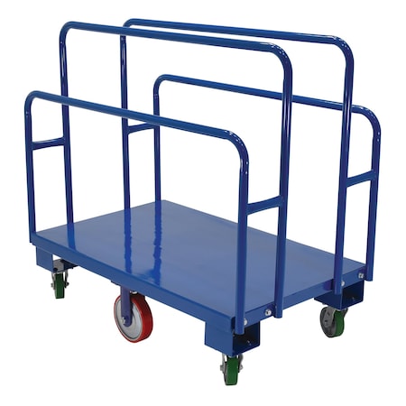 Vestil Vertical Panel Cart 2000 lb Poly-On-Steel Casters 51 x 30 1/4 x 47 1/2 PANEL-V